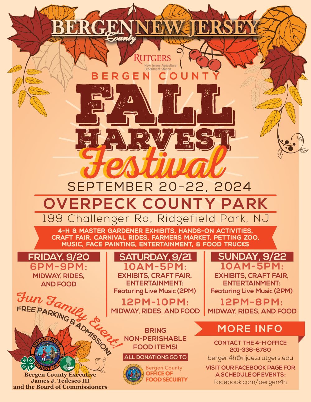 2024 Fall Harvest Festival Flyer